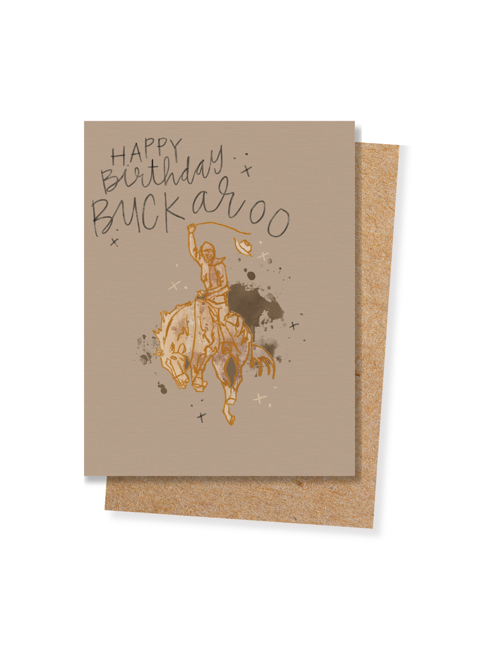 Happy Birthday Buckaroo Cowboy Boy Birthday Card