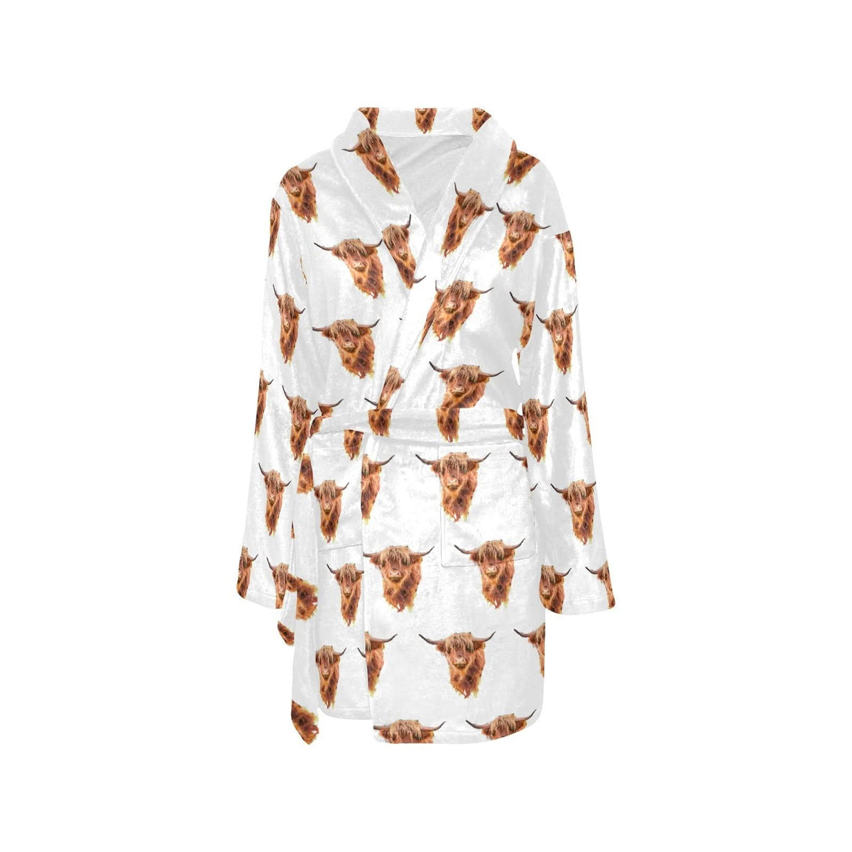 Cow Robe Highland Cow Women's Western Bath Robe – Crutcher's Western