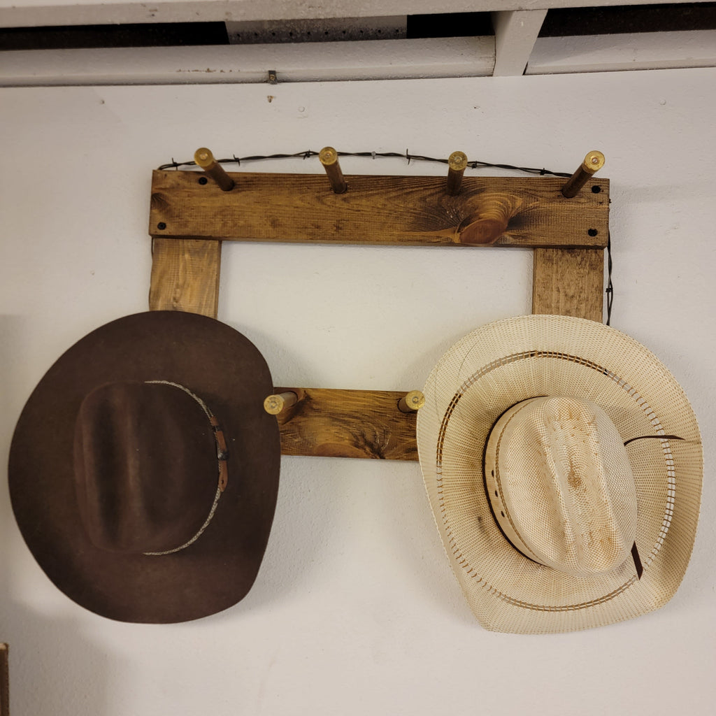 8BL - Ball Cap Hat Rack - 8 Baller Functional Western Decor