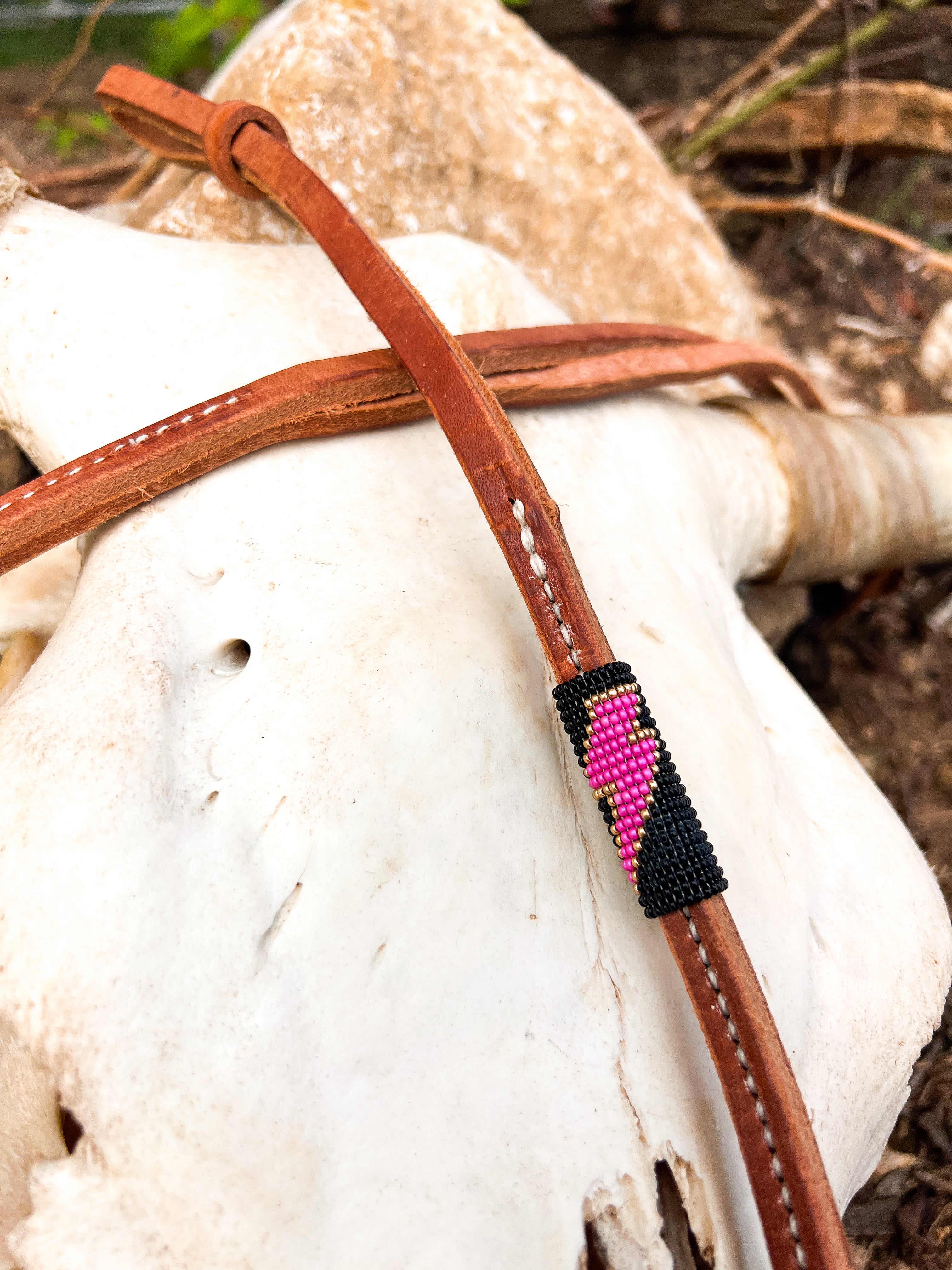 Pink Gold Bolt *Mini* Over Under Whip