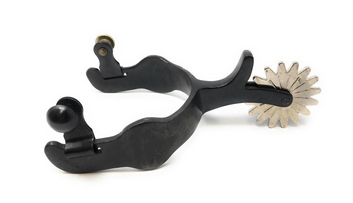 Using Bronc Riding Spurs AJ Tack Men's Antique Brown Bucking Bronc Spurs – Crutcher's Western
