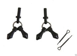 AJ Tack Black Jingle Bobs with Cotter Pins