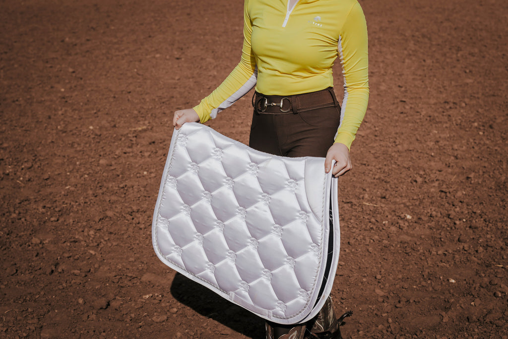 Sovereign Saddle Pad - White