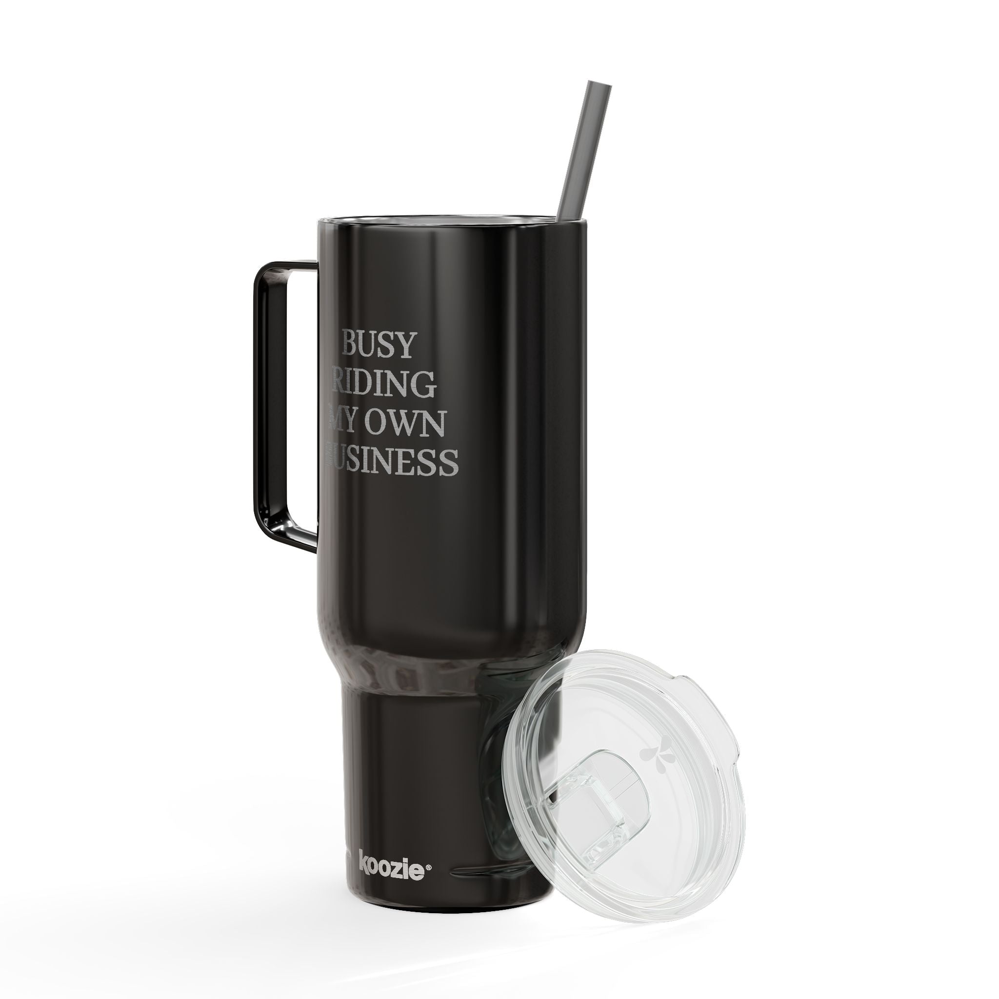 Insulated Tumbler with Lid, 40oz (Engraving) - Riding My Own Business