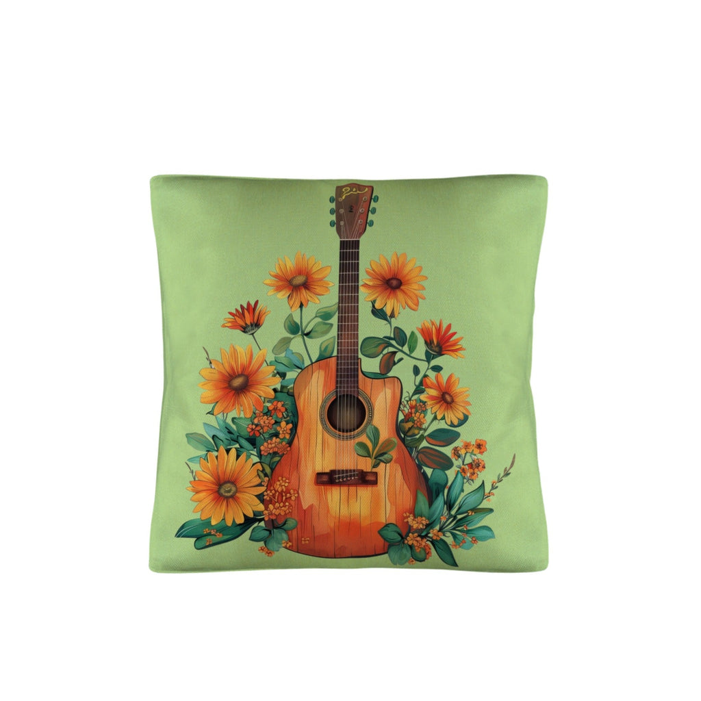 Retro Guitar Pillow Case Made in America