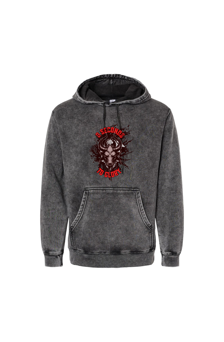 8 Seconds To Glory Mineral Wash Hooded Sweatshirt