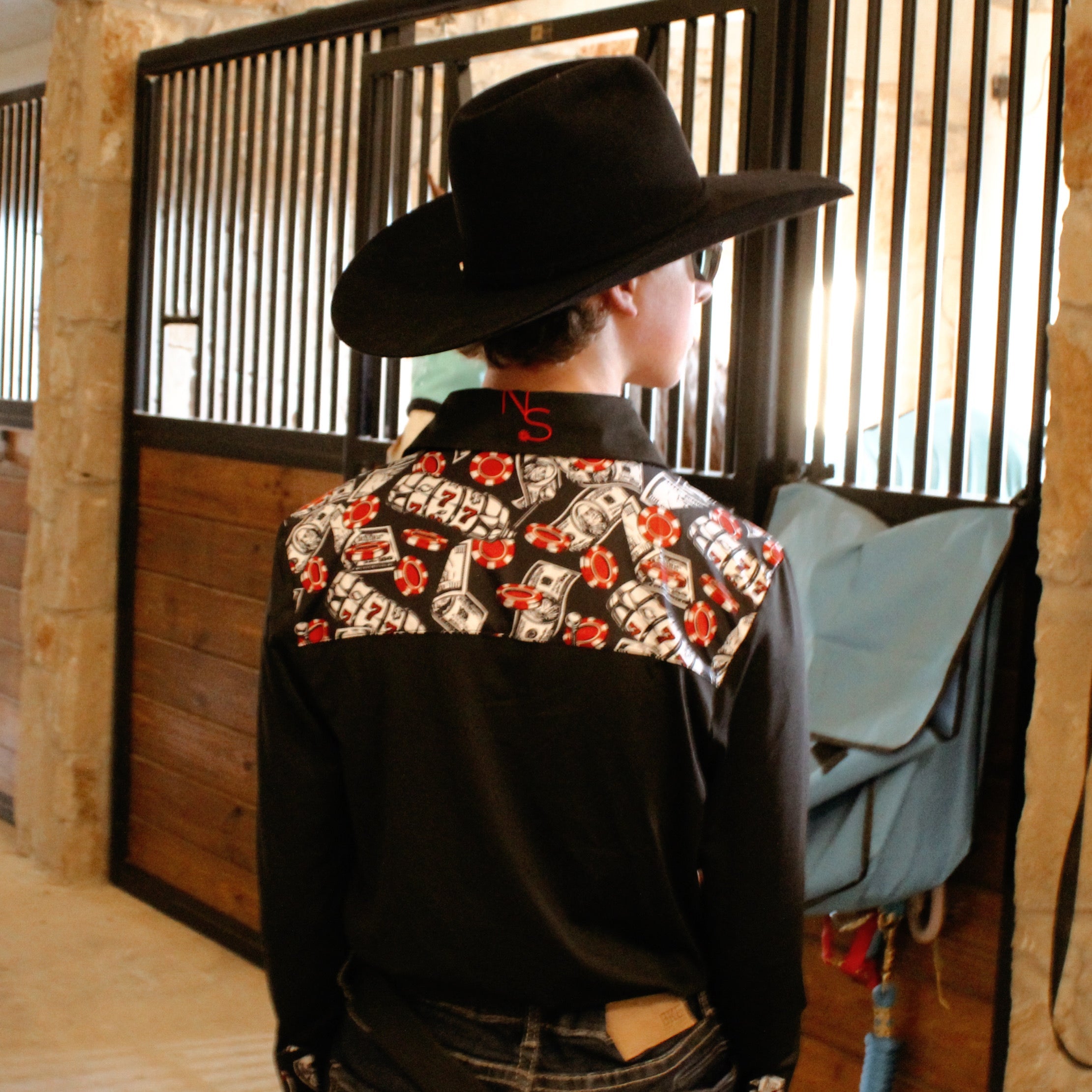 Risky Business Pearl Snap Men's Rodeo Shirt