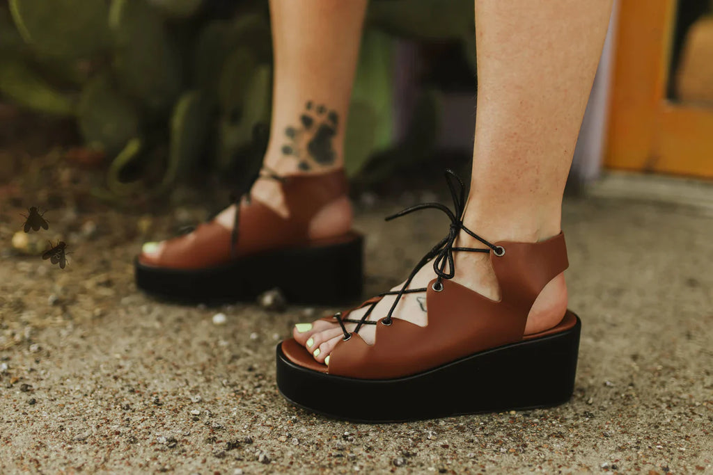 The Mettalicks Wedge Sandals