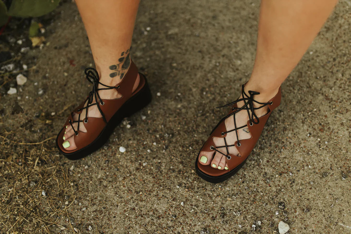 The Mettalicks Wedge Sandals