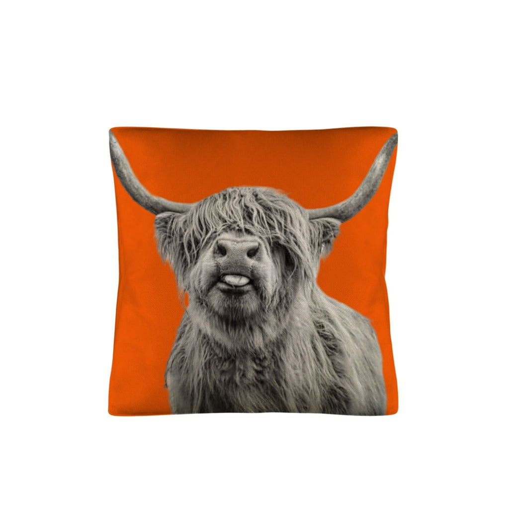 Silly HIghland Throw Pillow Case Made in America
