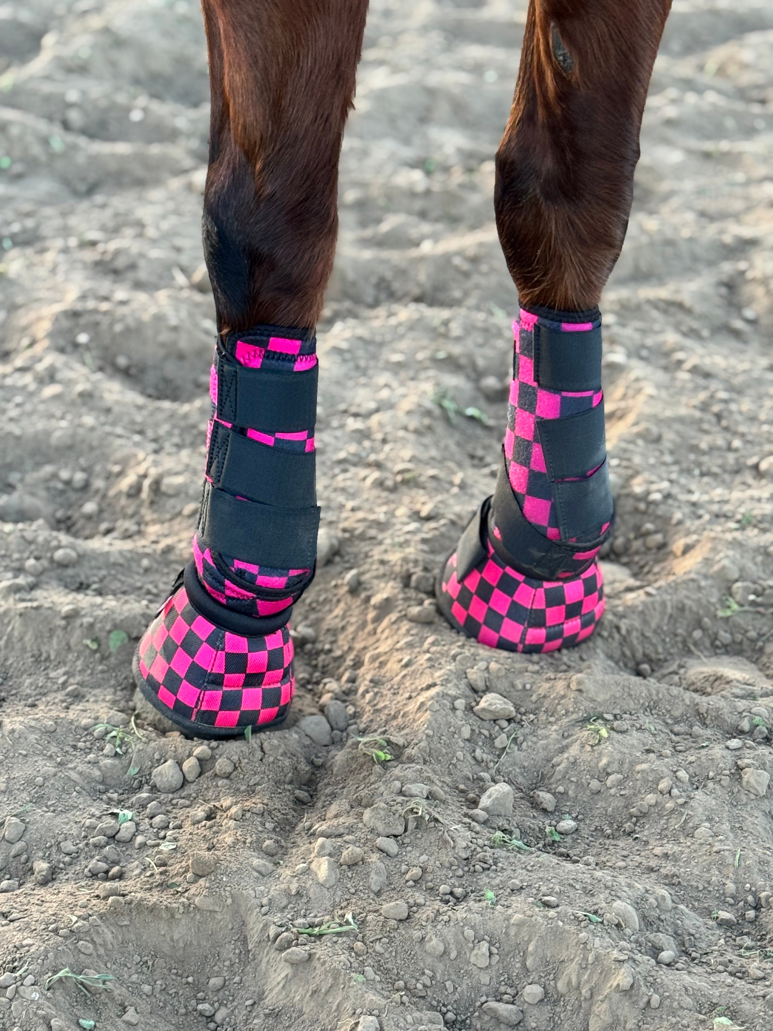 Rodeo Riot Checkered Bell Boots