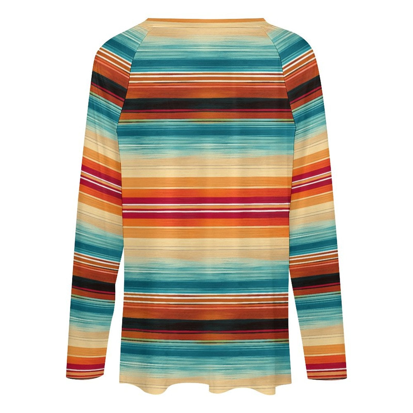 Baha Ranch Southwestern Serape Long Sleeve Top