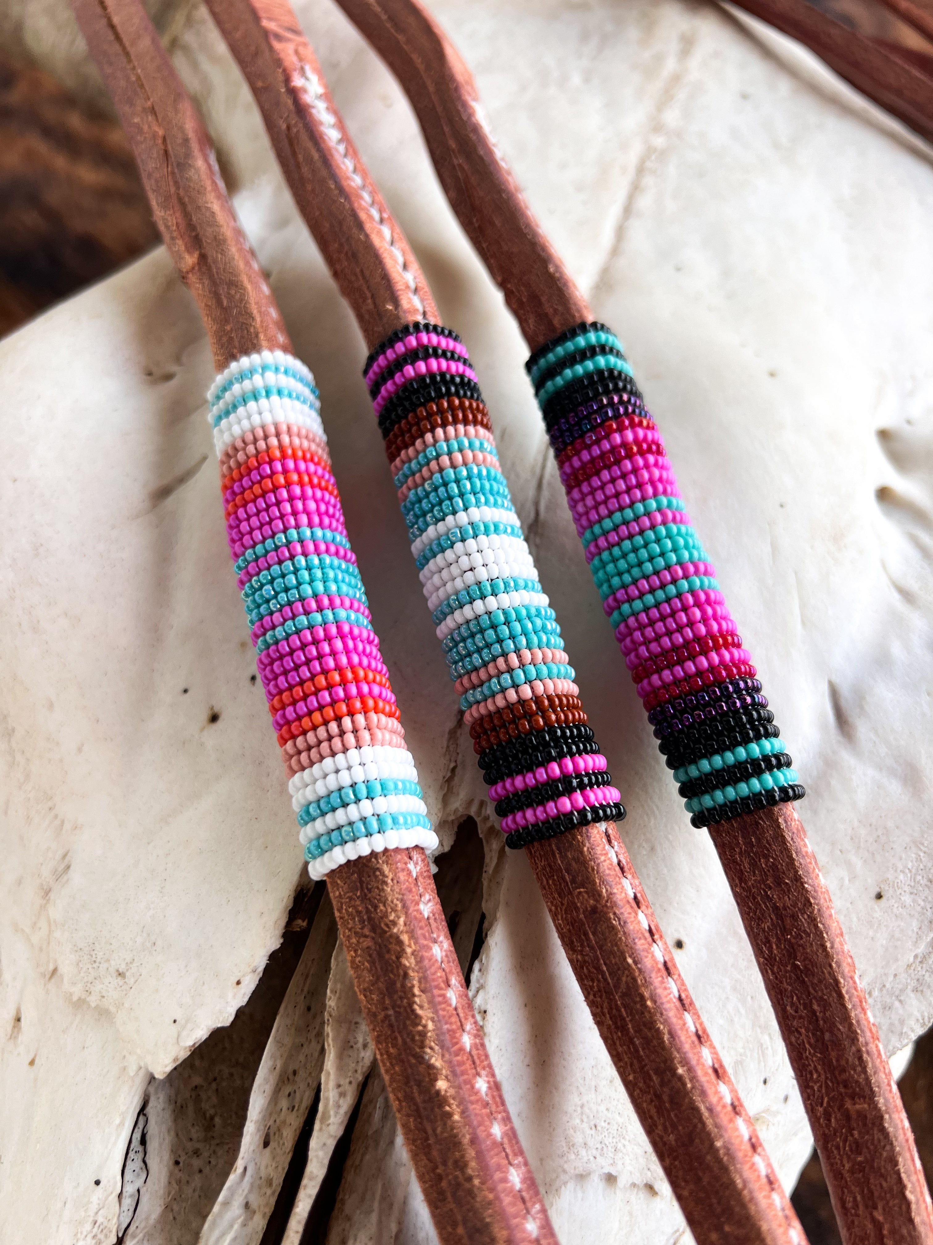 Serape Beaded Over Under Whip