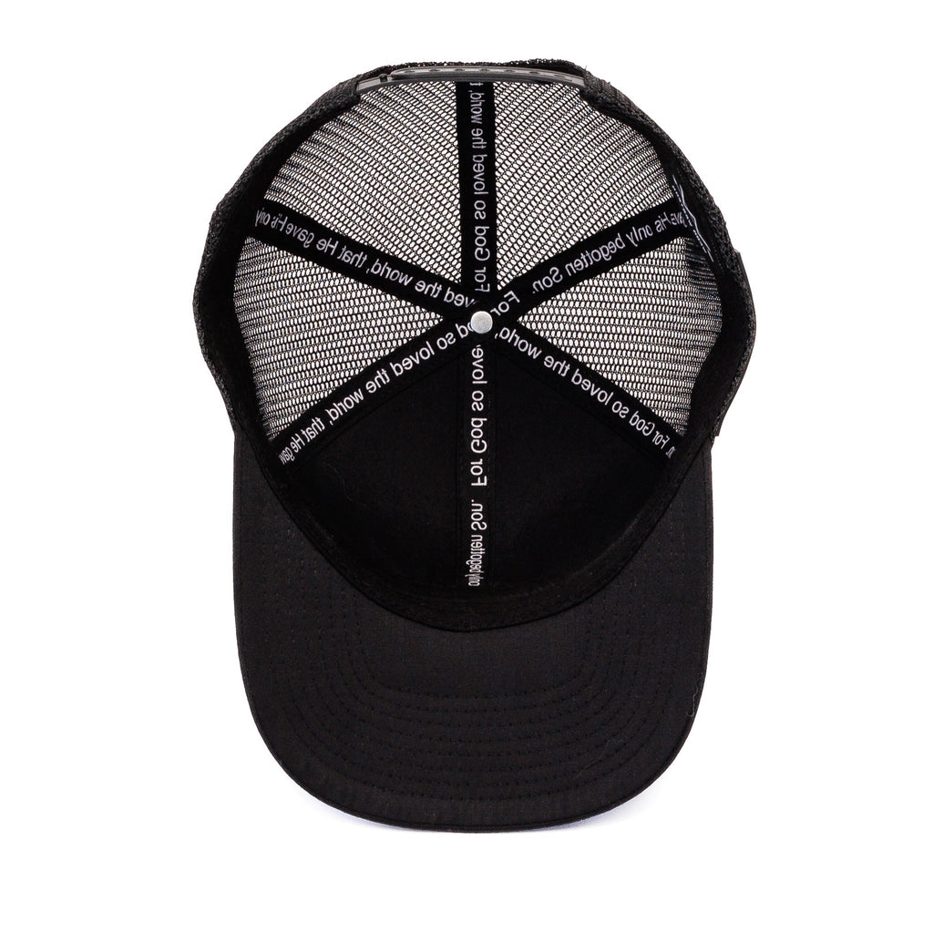 John 3:16 (Black) Trucker Cap