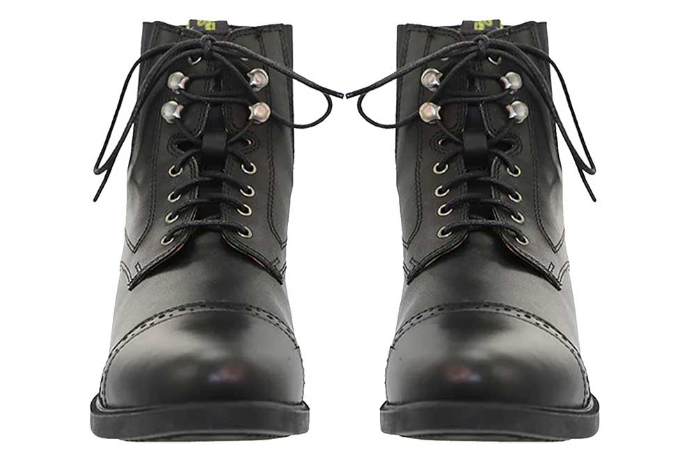 Lace-Up Synthetic Leather Women's Paddock Boots