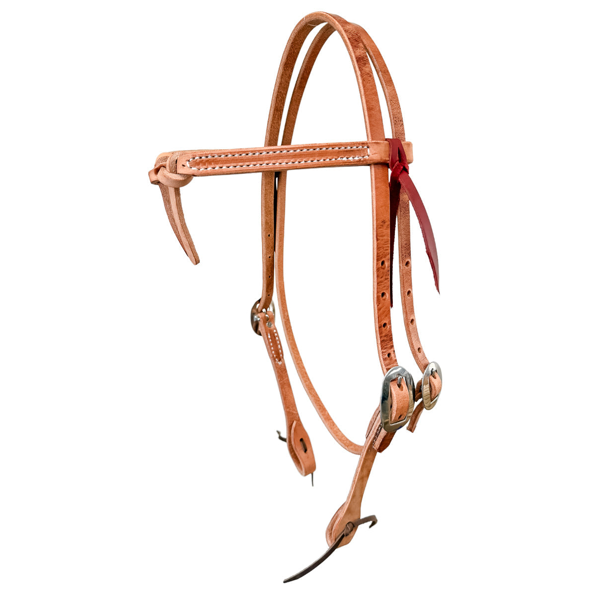 AJ Tack Harness Leather Knotted Headstall