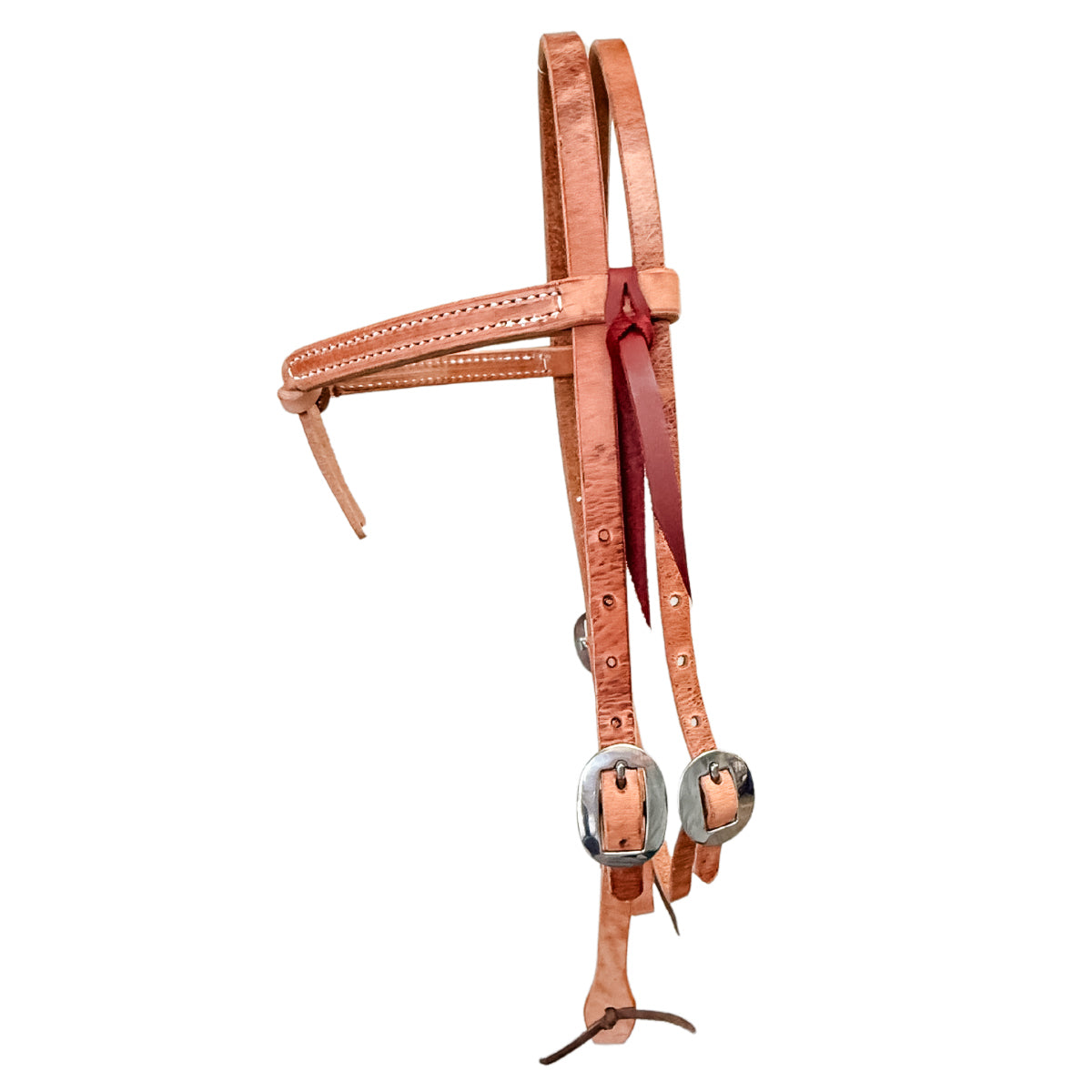 AJ Tack Harness Leather Knotted Headstall