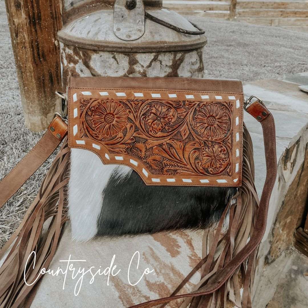 Georgia Conceal Carry Tooled Leather Purse