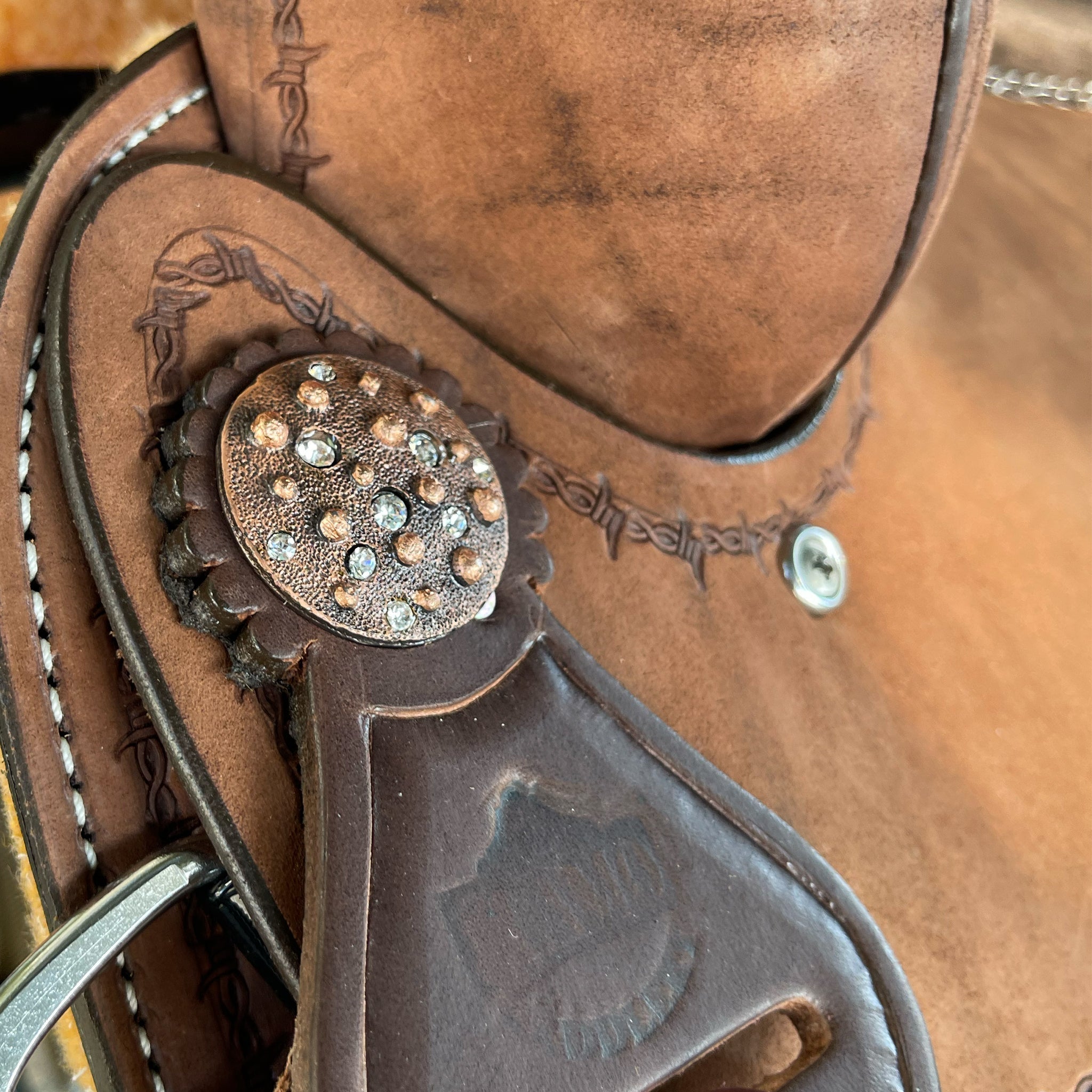 14" Alamo Air Barrel Saddle