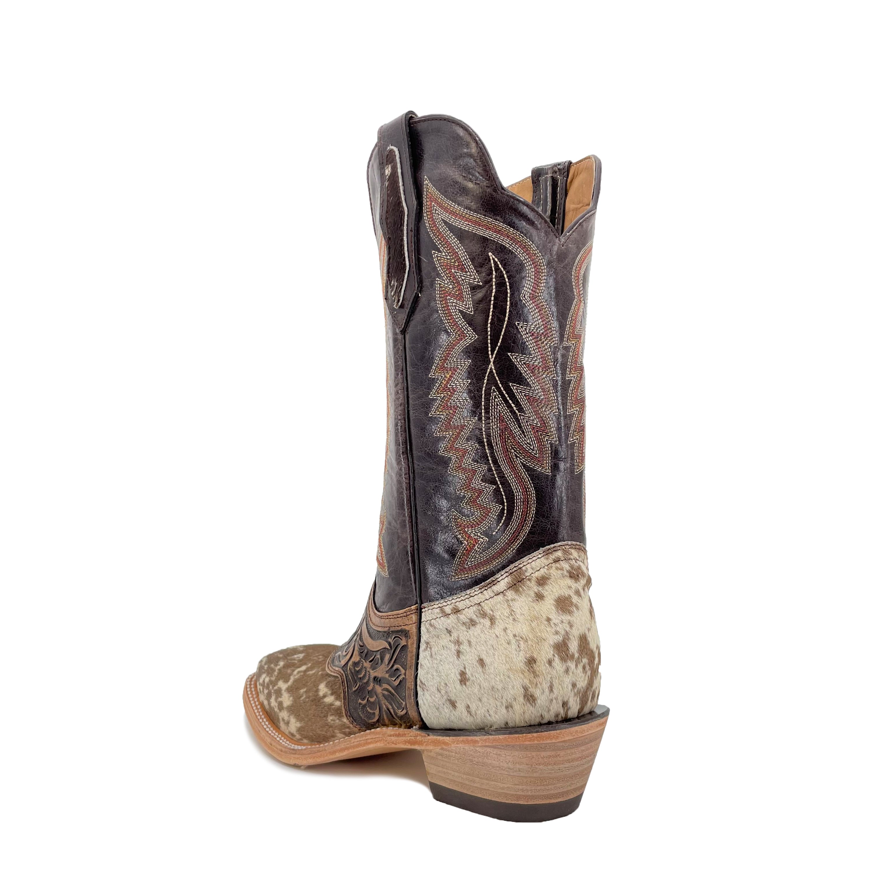 Men's Bulldog Hand Tooled  Boots - Cowhide