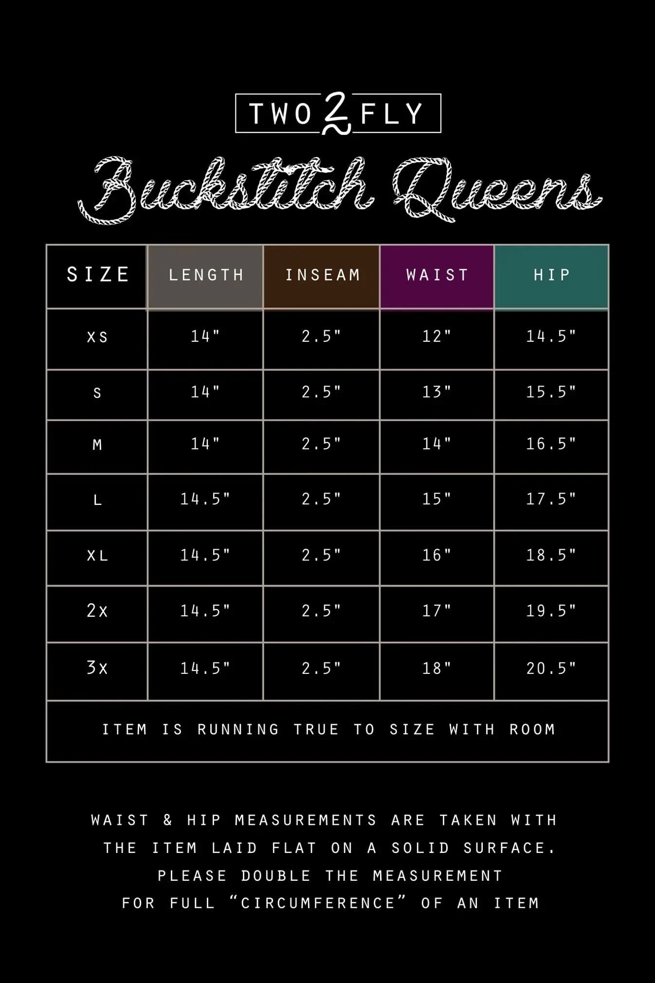 BUCKSTITCH QUEENS SADDLE SHORTS
