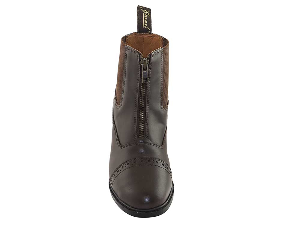 Kids' Zip-Up Leather Paddock Boots