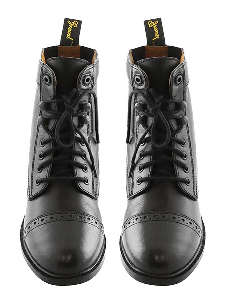 Kids' Lace-Up Leather Paddock Boots