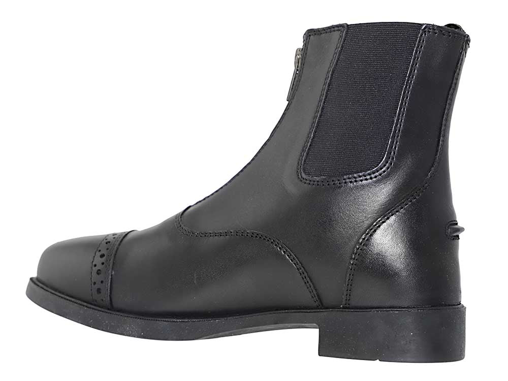 Kids' Zip-Up Leather Paddock Boots