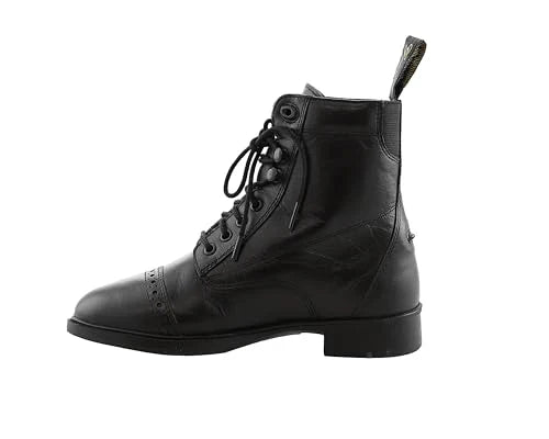 Kids' Synthetic Leather Lace-Up Paddock Boots