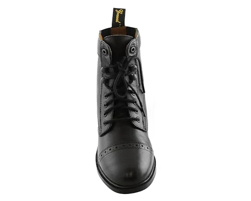 Kids' Synthetic Leather Lace-Up Paddock Boots