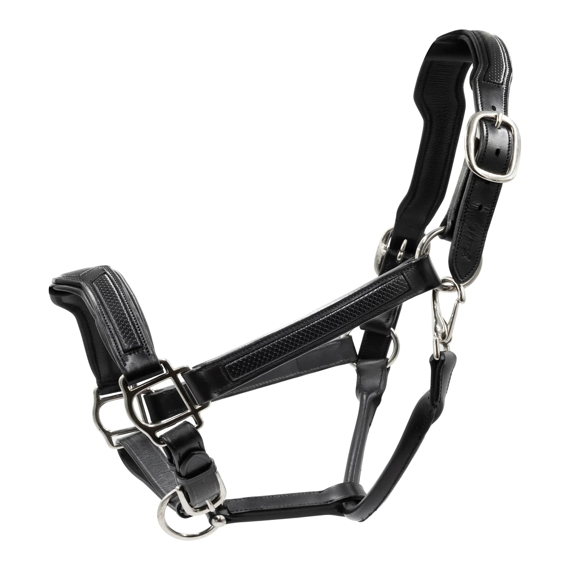 Cobra Snakeskin-Embossed Halter