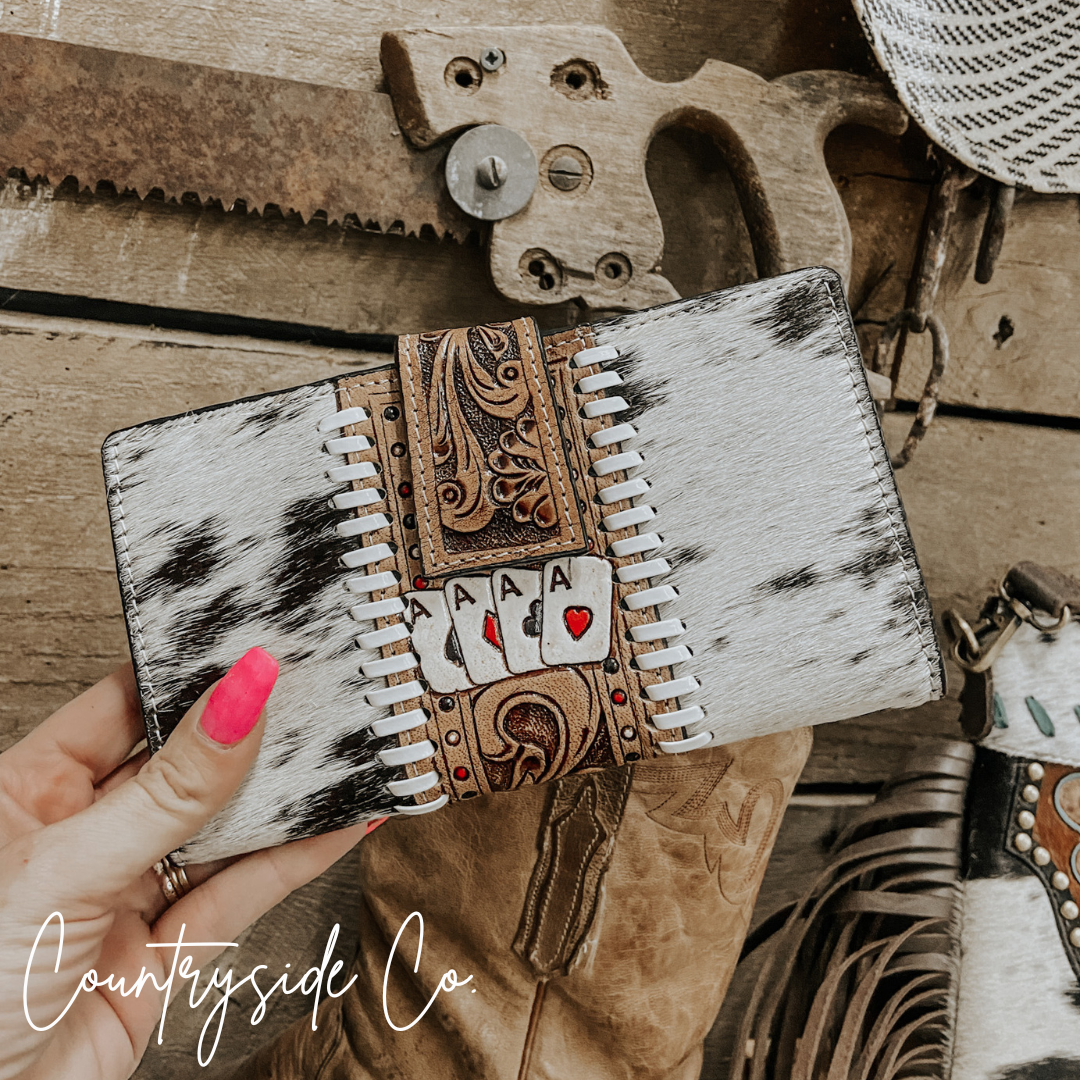 The Gambler Cowhide Wallet