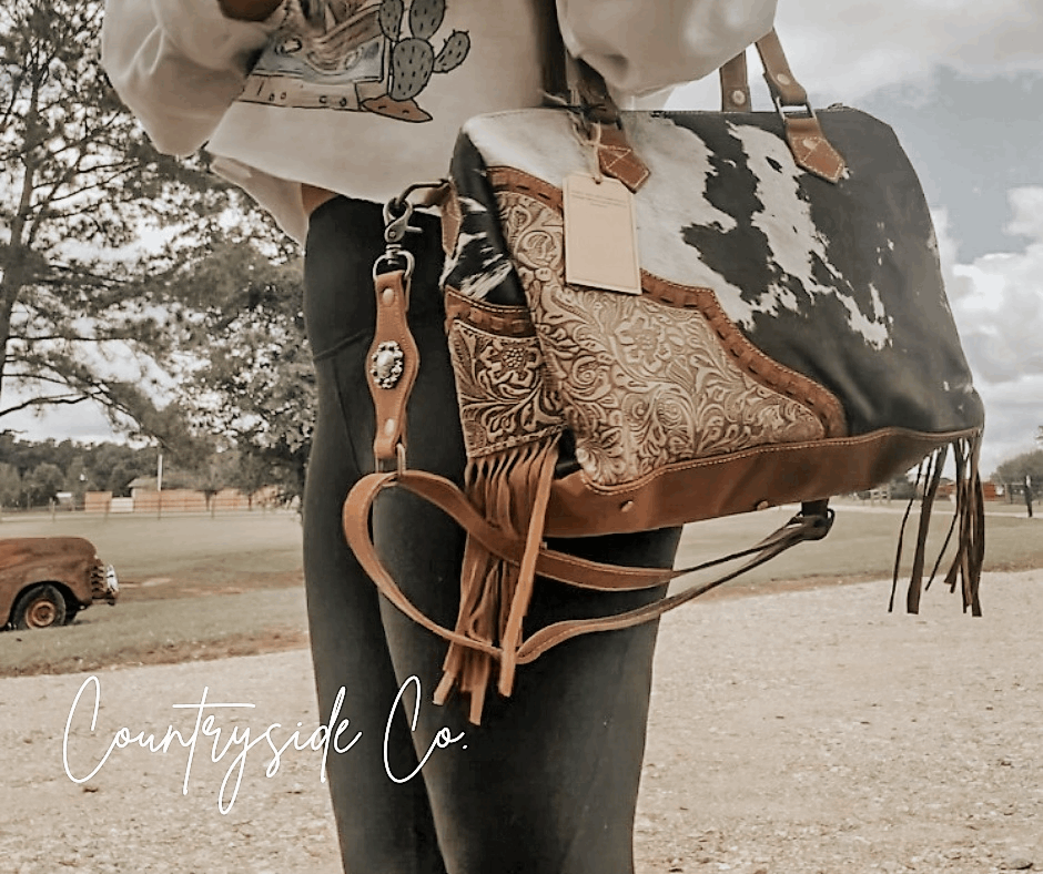 Laramie Cowhide Leather Concealed Carry Handbag