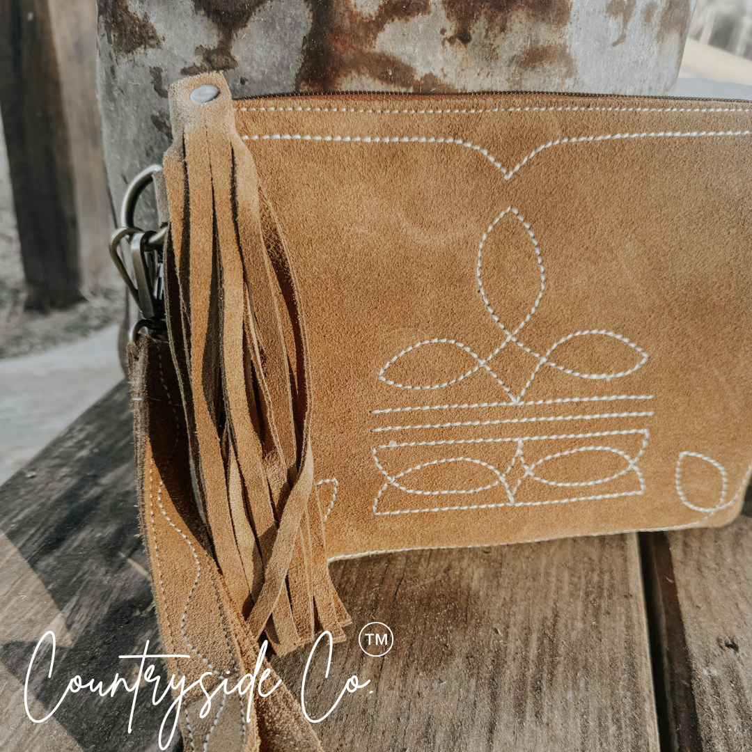 Becca Suede Leather Purse