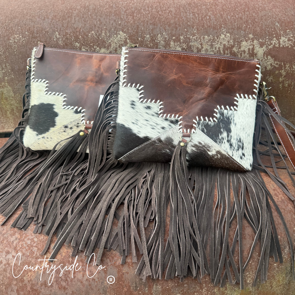 Roper Cowhide Purse by Countryside Co.