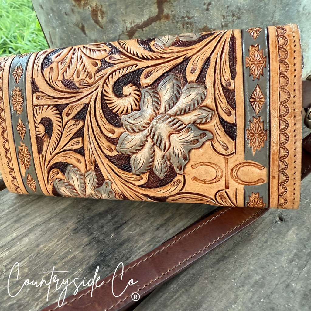 Stella Tooled Leather Wallet