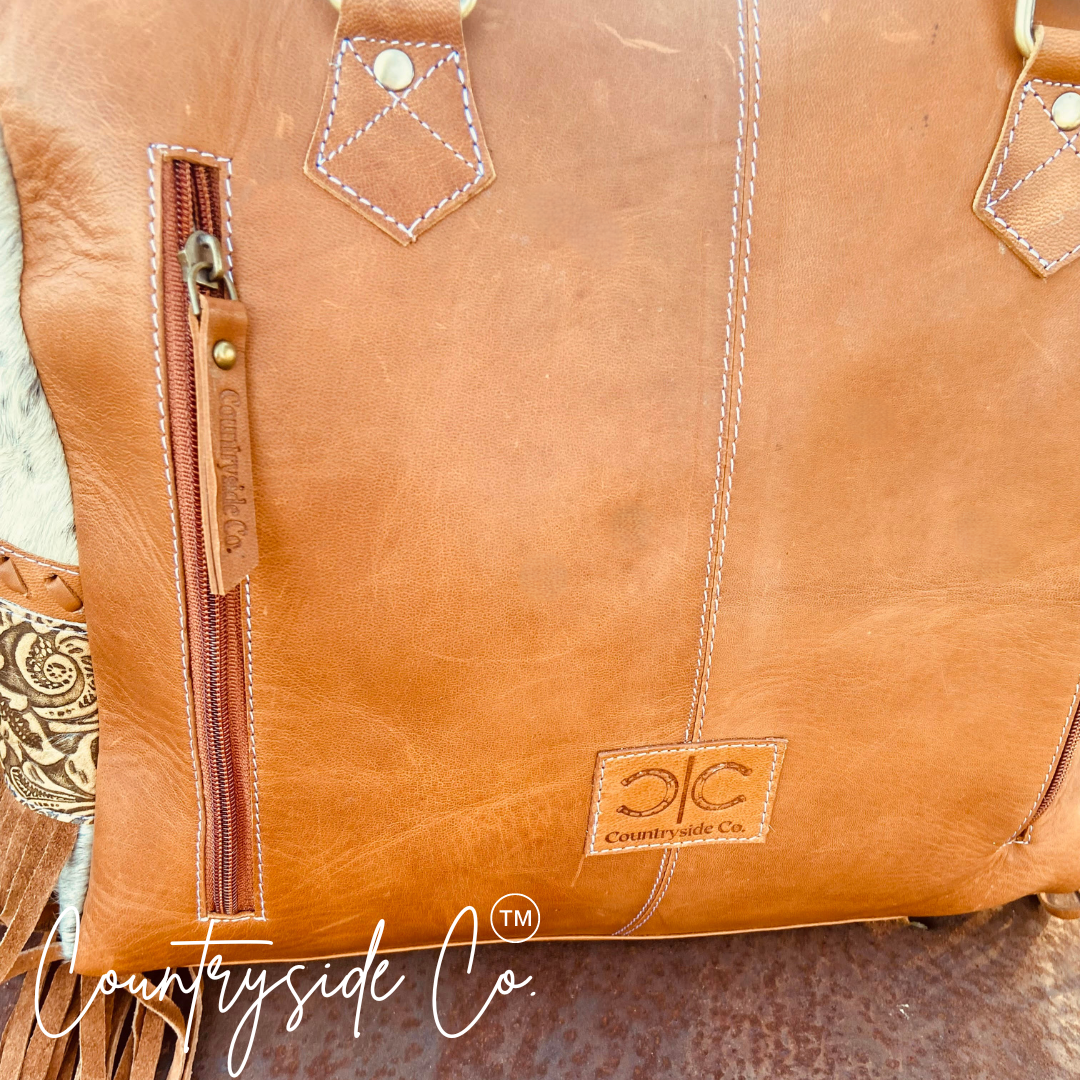 Laramie Cowhide Leather Concealed Carry Handbag