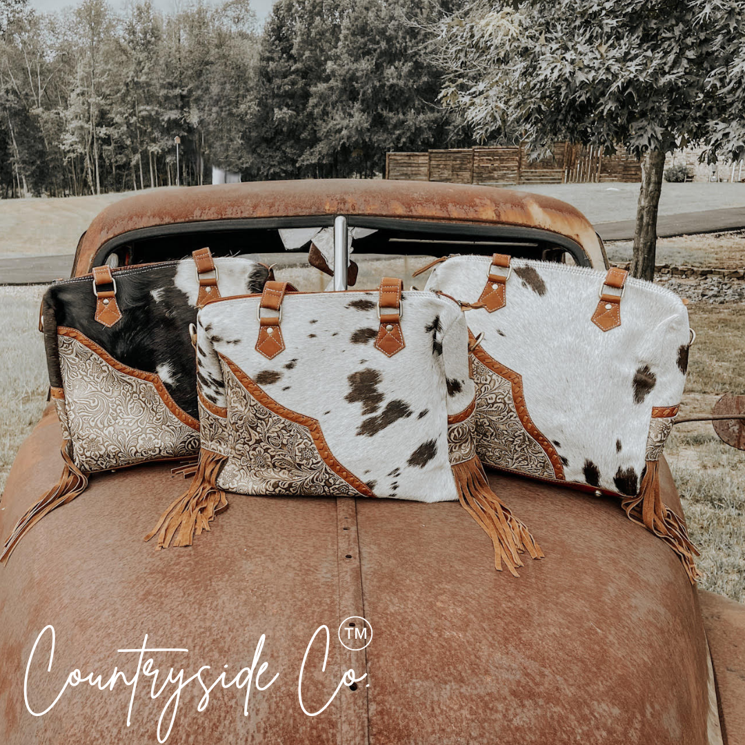Laramie Cowhide Leather Concealed Carry Handbag