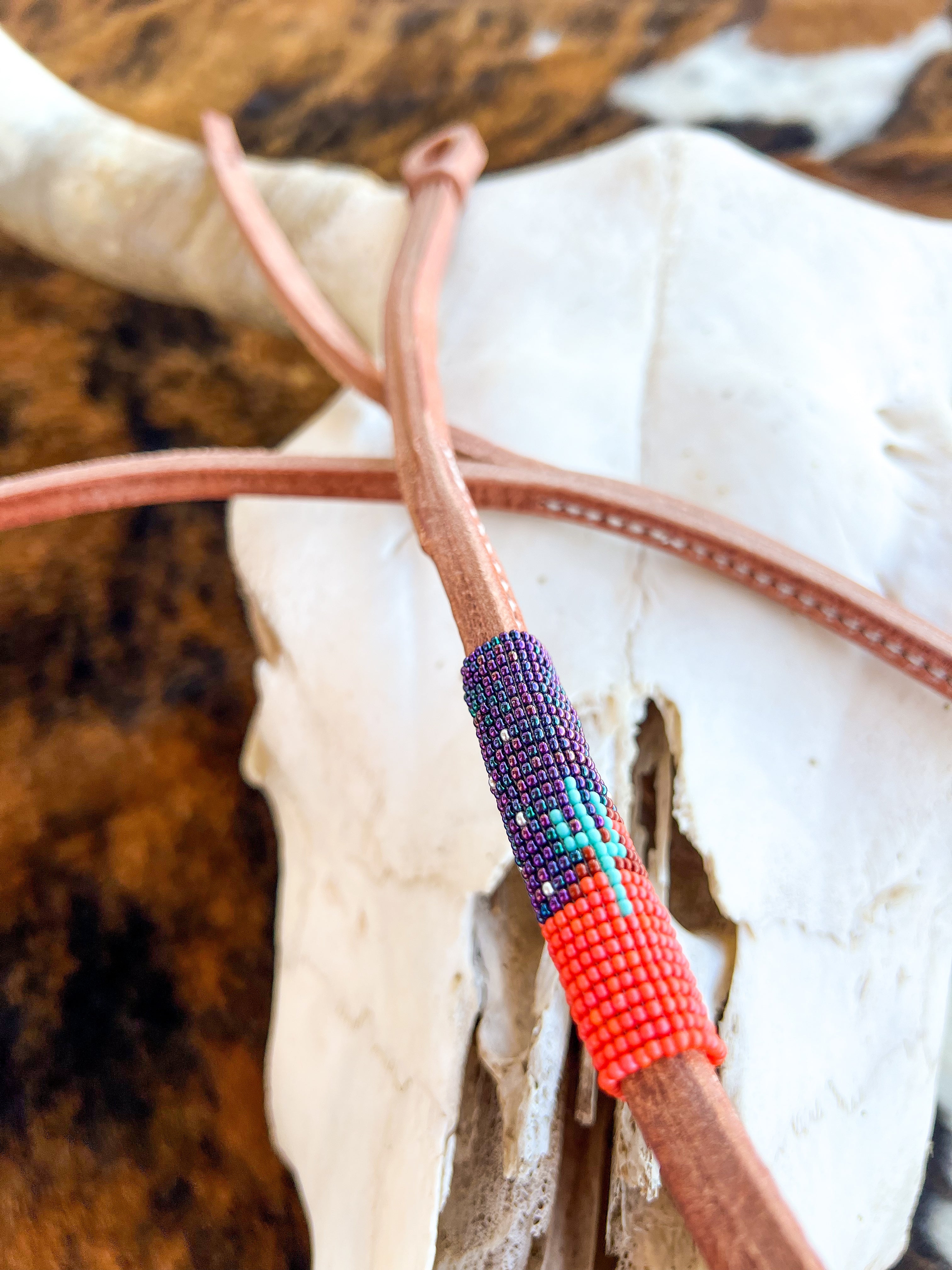 Desert Night *Mini* Beaded Over Under Whip
