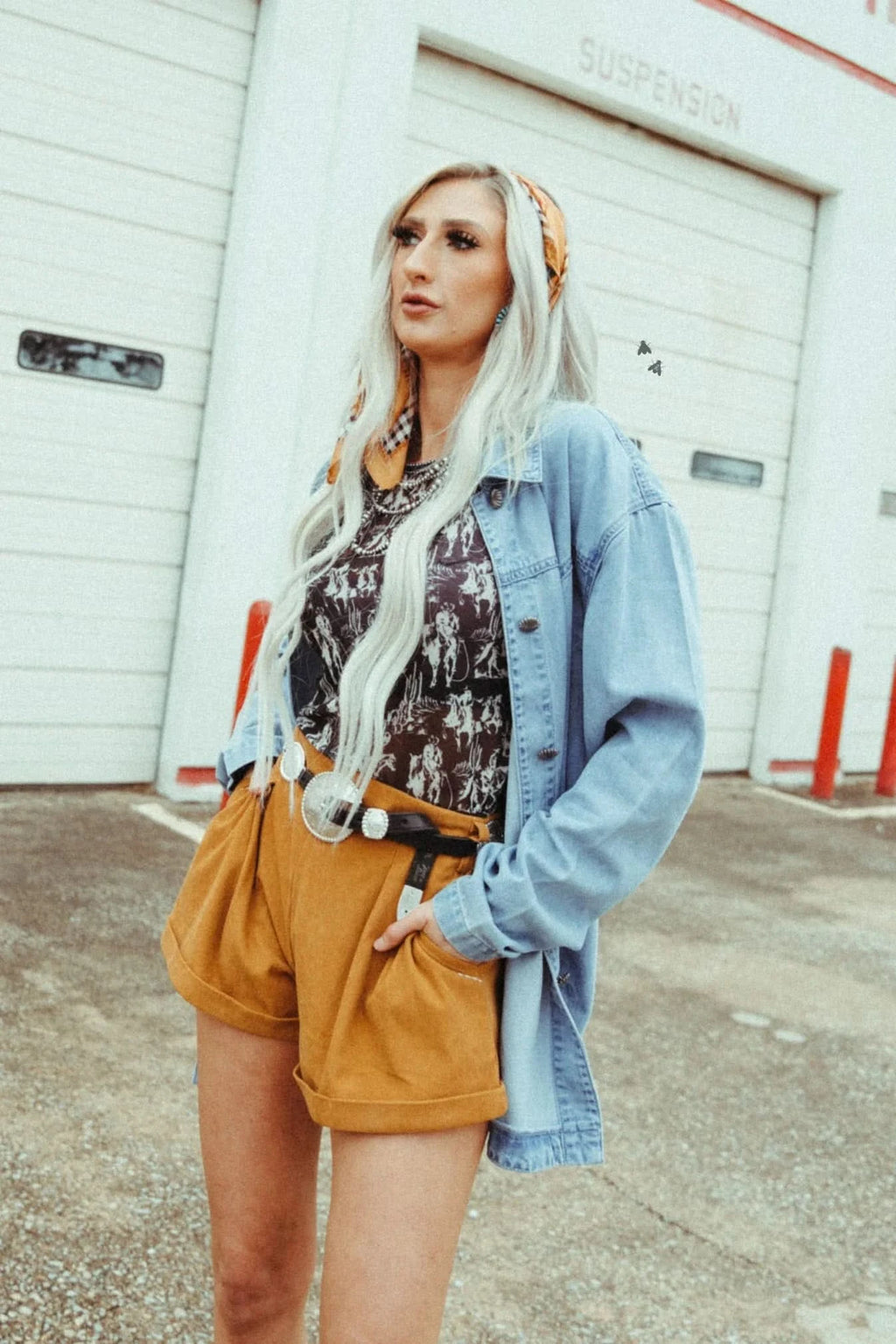 BUCKSTITCH QUEENS SADDLE SHORTS