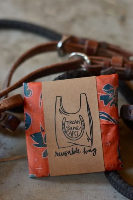 Spurs N’ Horseshoes Western Reusable Tote Bag