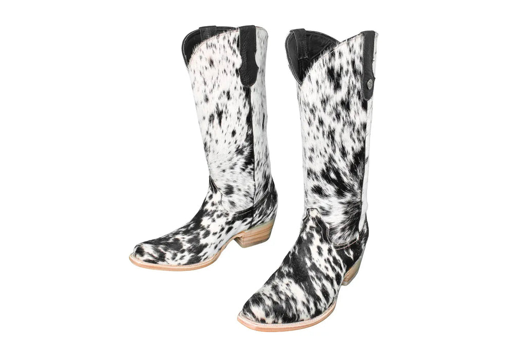The Dakota Tall Cowhide Boots - Size 10 US