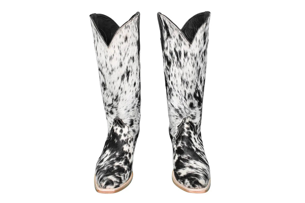 The Dakota Tall Cowhide Boots - Size 10 US