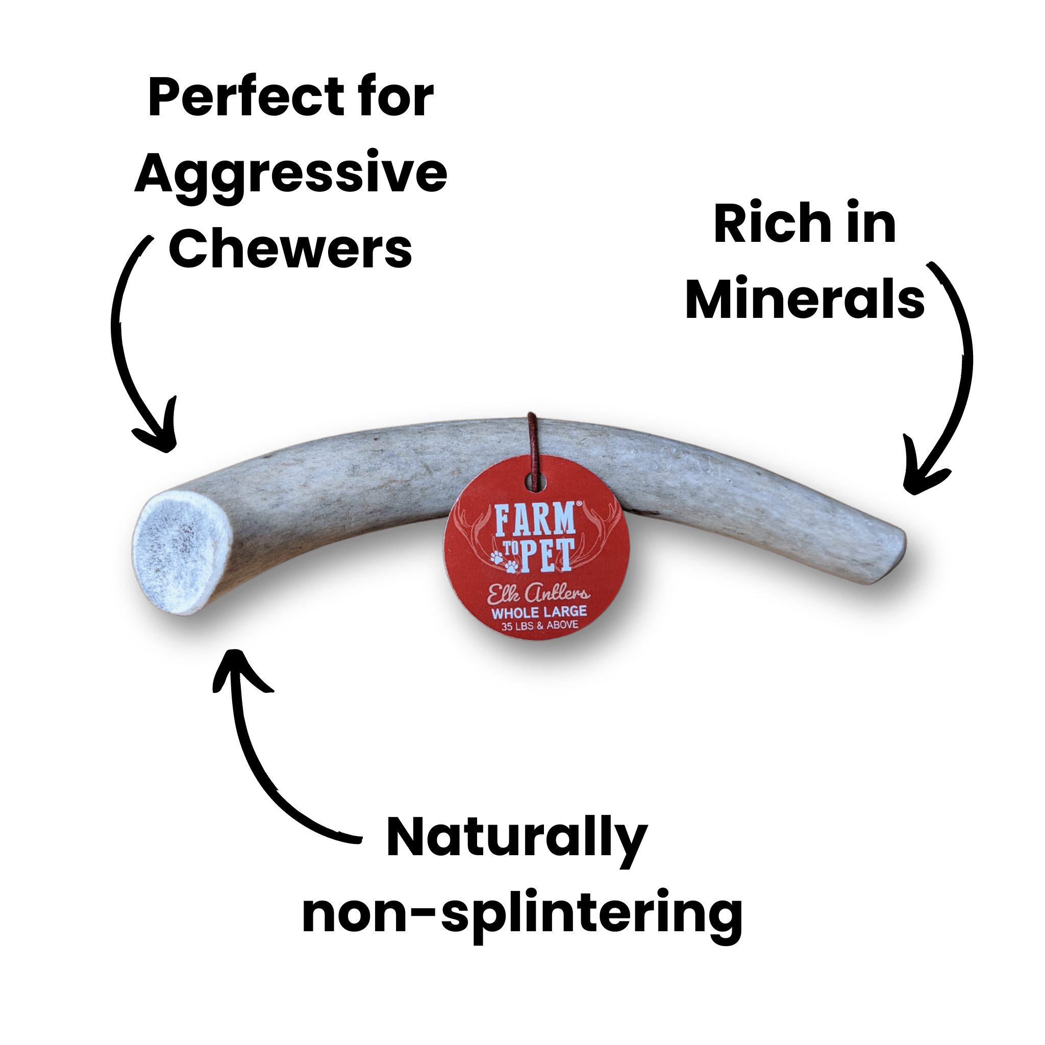 ELK ANTLERS FOR DOGS | WHOLE AND SPLIT ELK ANTLER CHEWS