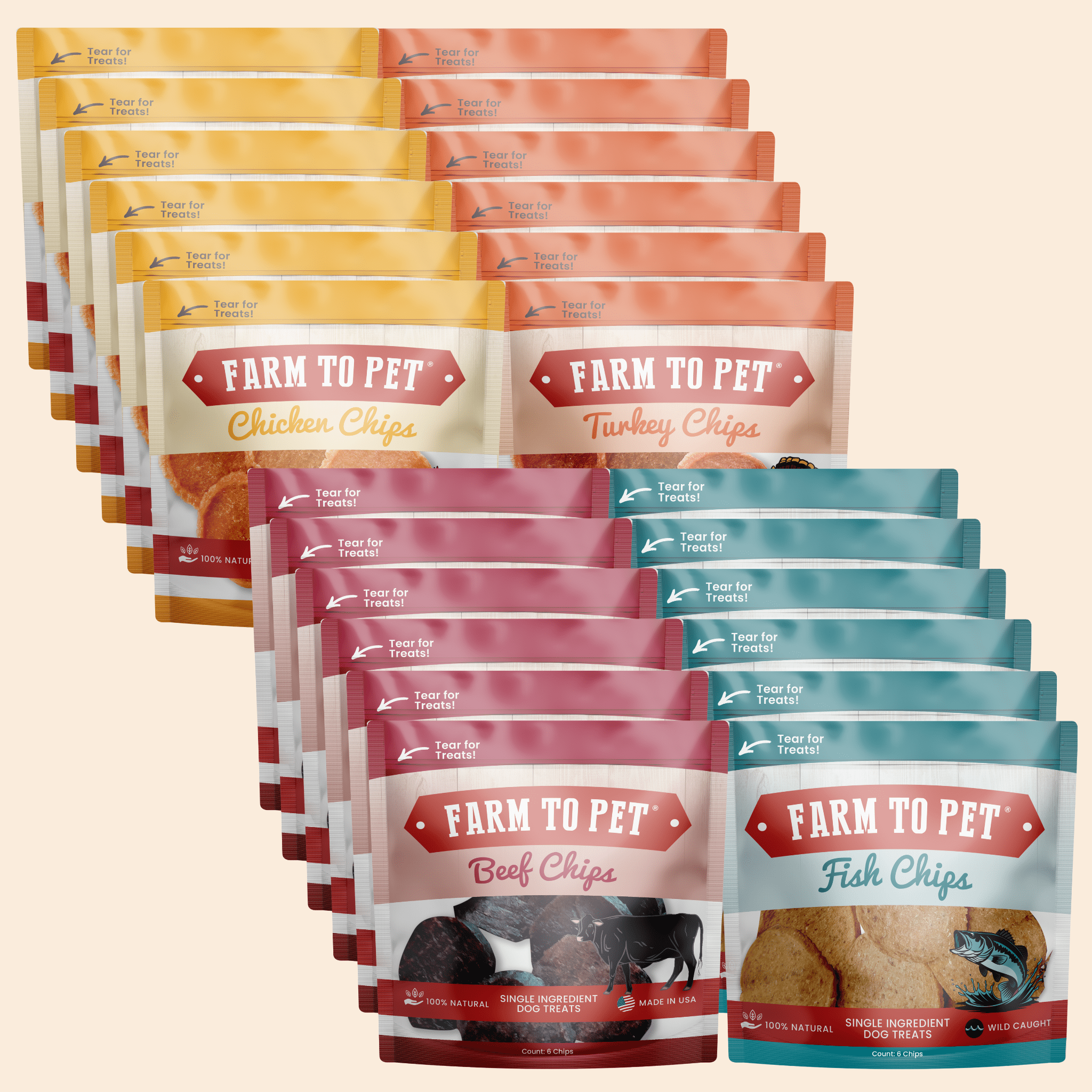 Snack Pack Dog Treat Sampler