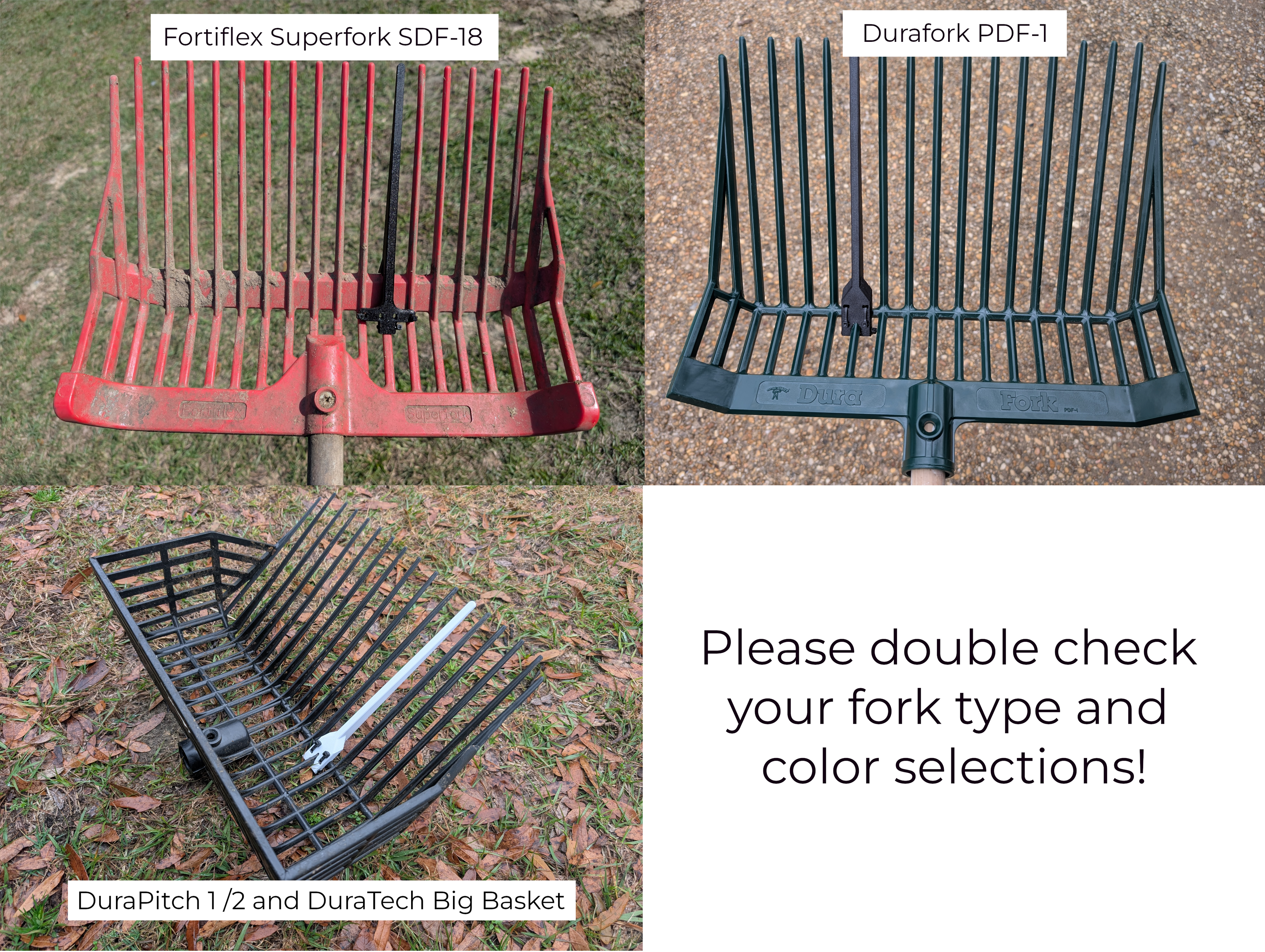 Manure Fork Replacement Tine for Durafork and Fortiflex - Single Tine