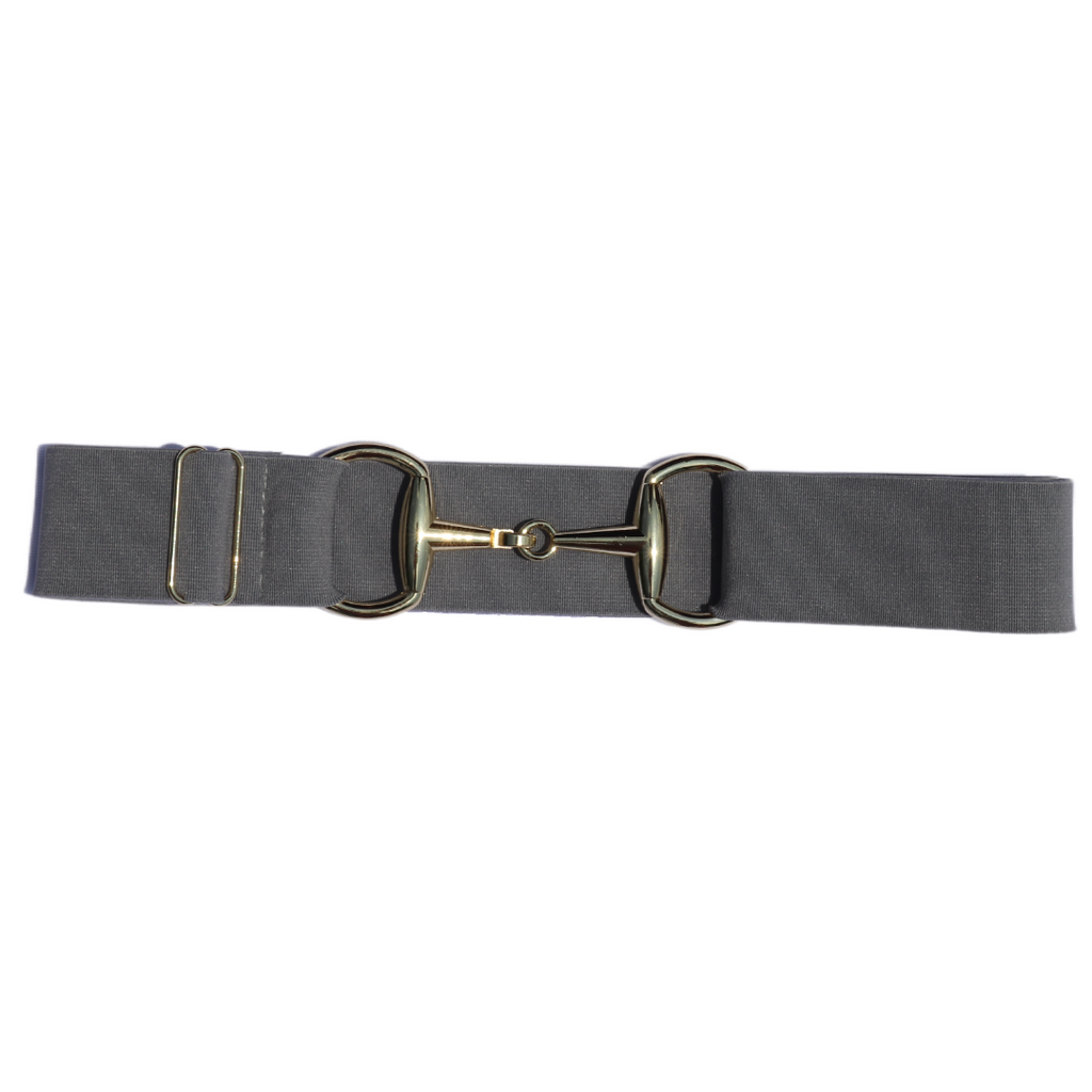 Snaffle Comfort Fit Belt - Gray