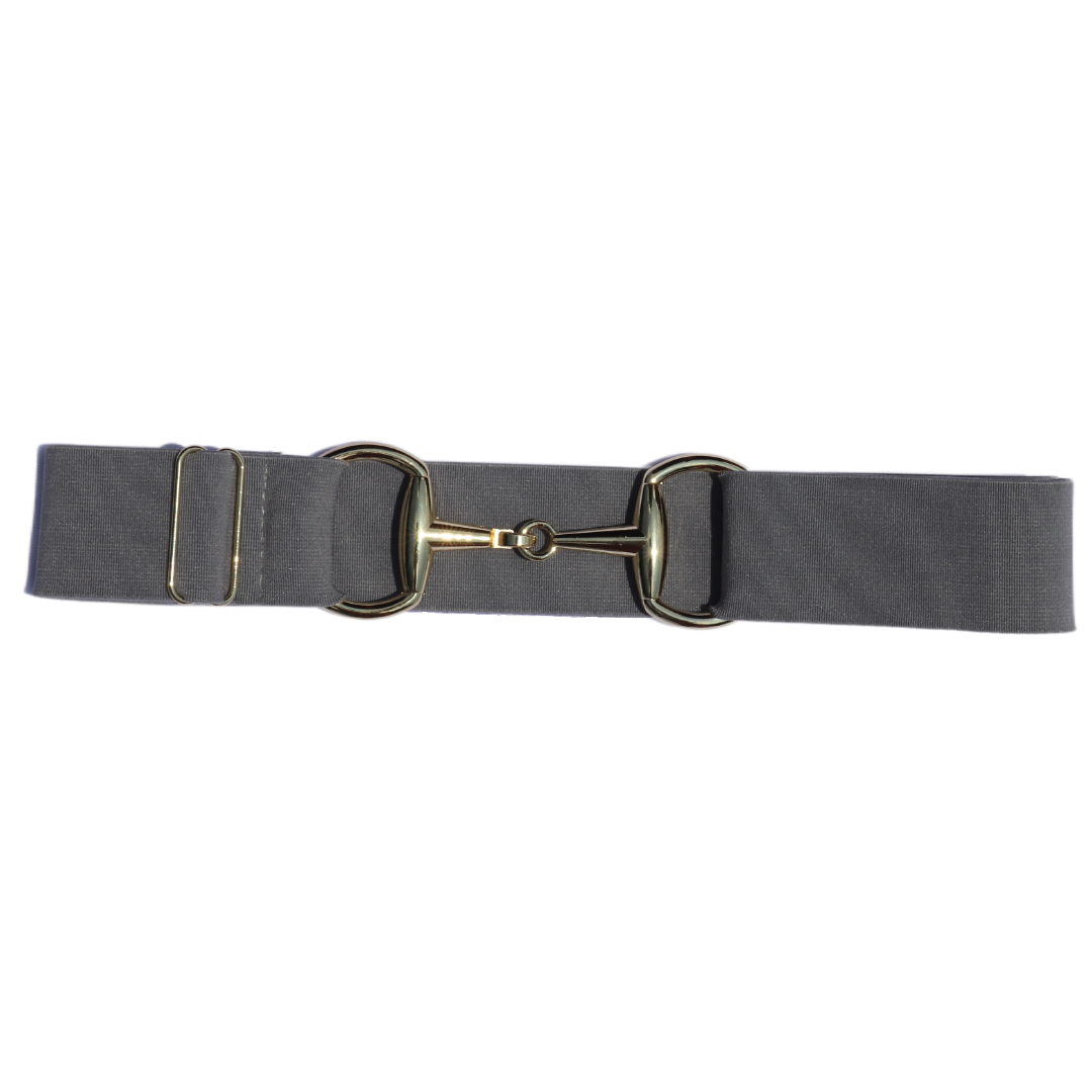 Snaffle Comfort Fit Belt - Gray