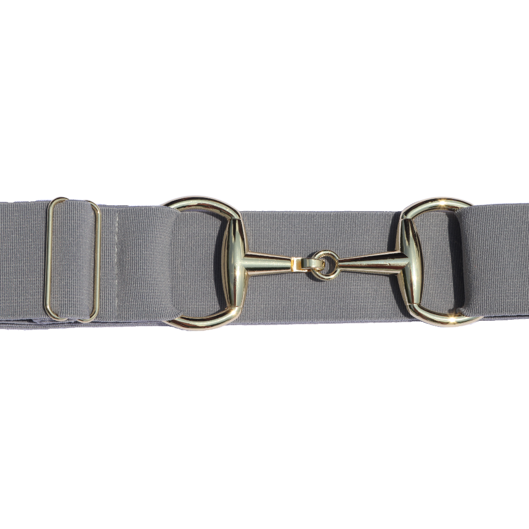 Snaffle Comfort Fit Belt - Gray
