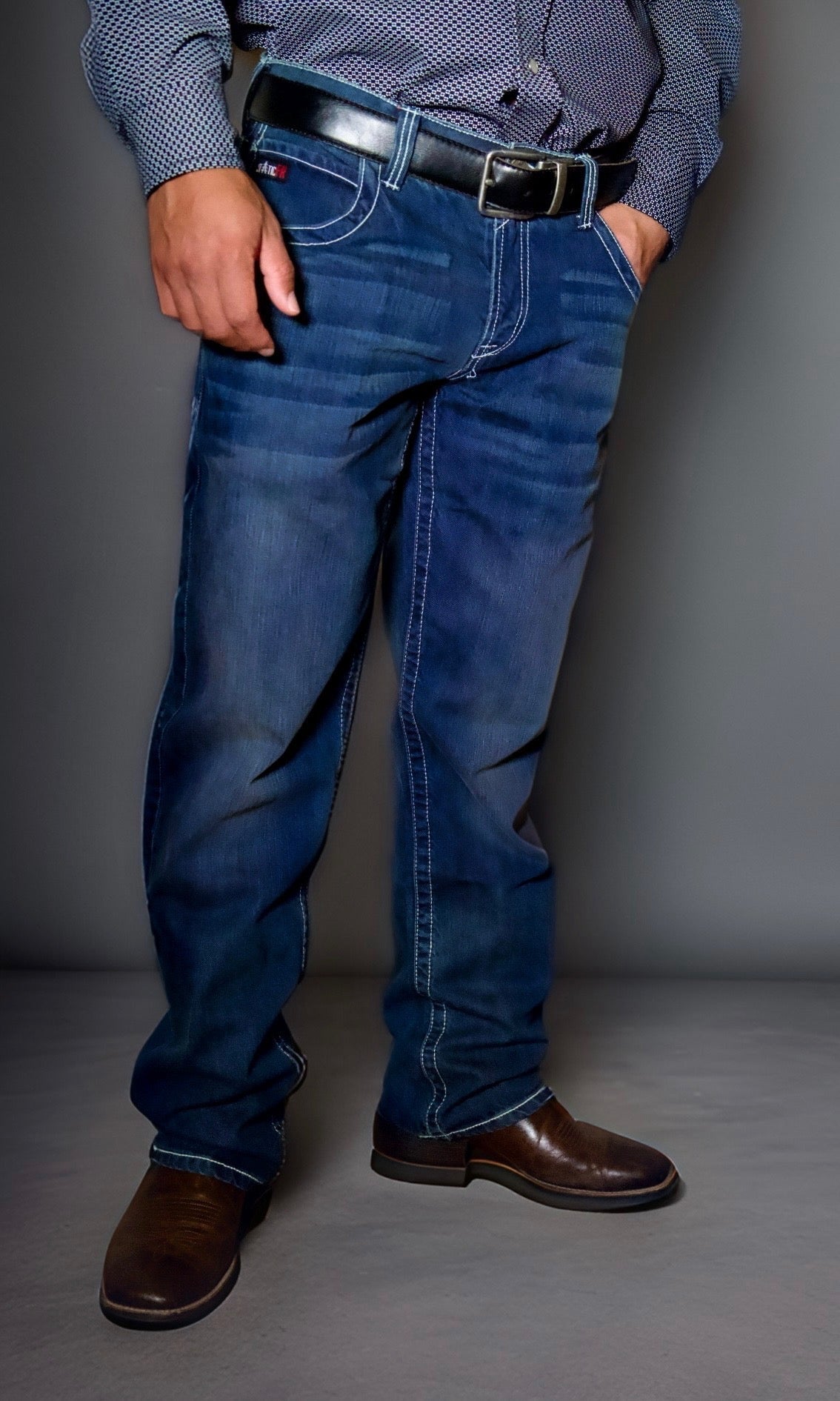 FR Boot Cut Relaxed Fit Men's Work Jeans - Spartan